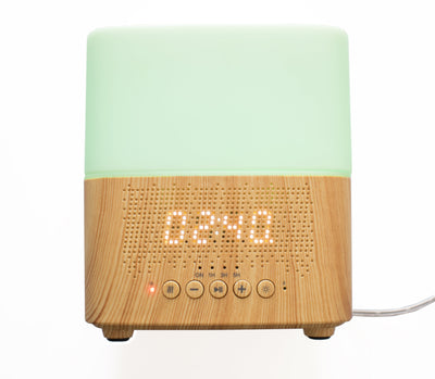 June & May Aroma Diffuser & Bluetooth Clock Speaker