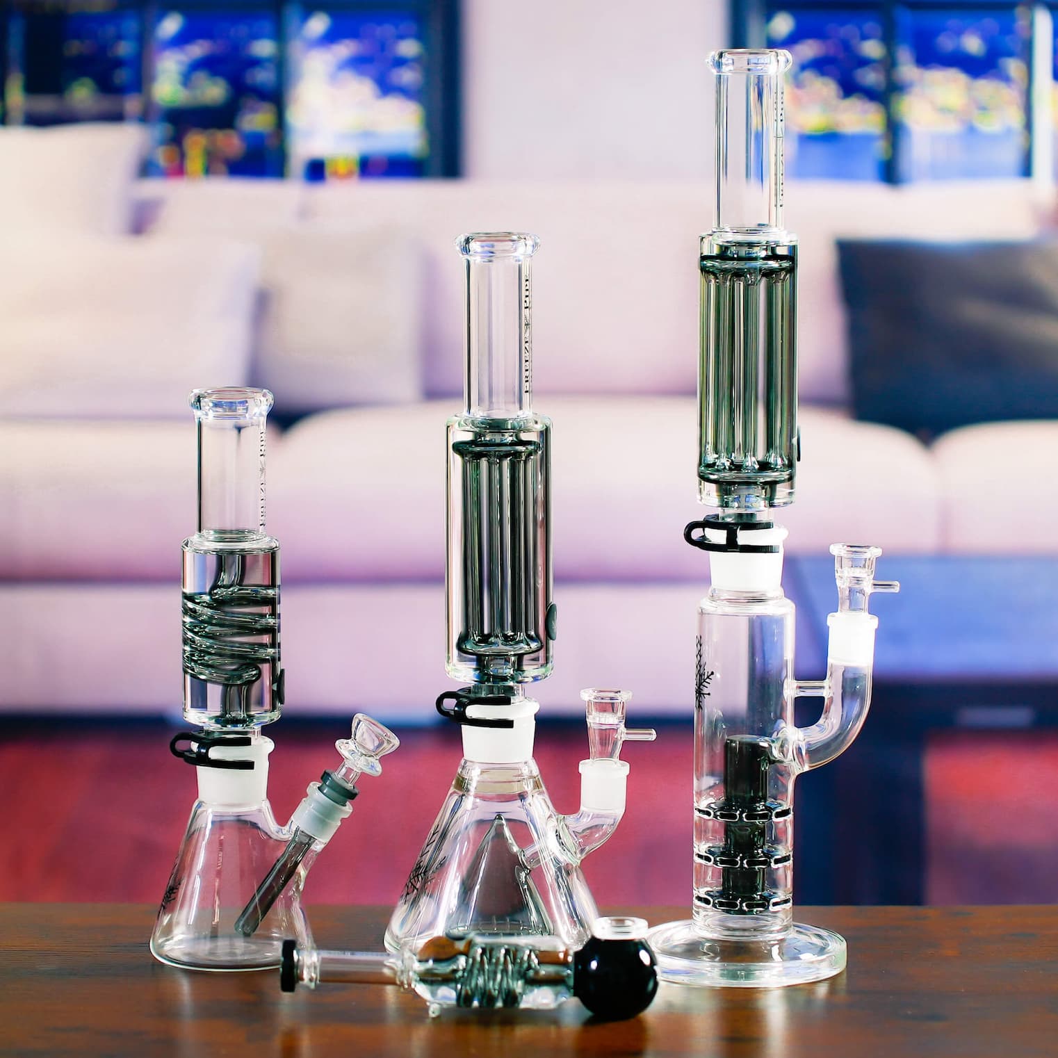 A group of Freeze Pipe pieces
