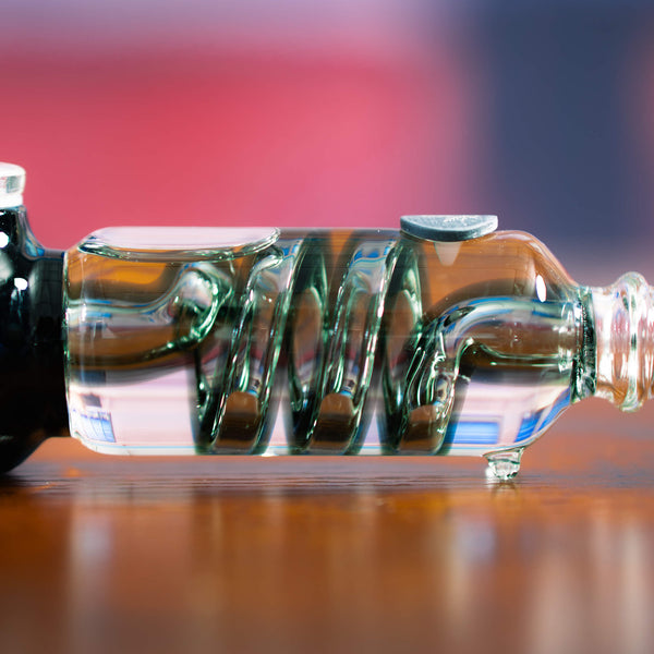 Close-up of the Spiral Coil inside the freezable glycerin chamber